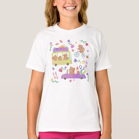 Back to School: Teddy's Ready for School T-Shirt (Vorderseite)