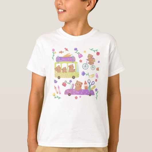 Back to School: Teddy's Ready for School T-Shirt (Vorderseite)