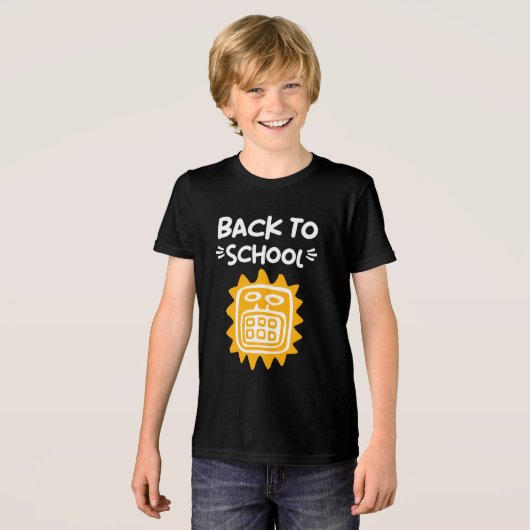 Back to School Tri-Blend Shirt (Vorderseite voll)