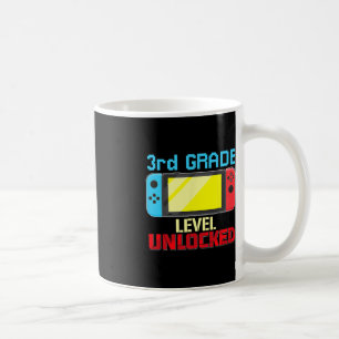 Back to School Video Gamer 3rd Grad Level Unlocke Kaffeetasse
