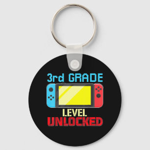 Back to School Video Gamer 3rd Grad Level Unlocke Schlüsselanhänger