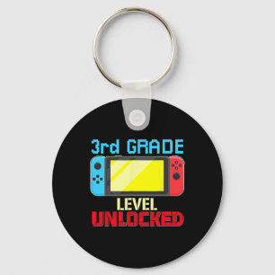 Back to School Video Gamer 3rd Grad Level Unlocke Schlüsselanhänger
