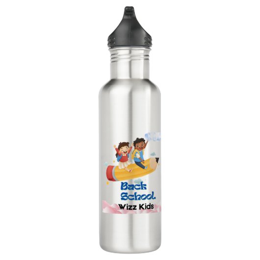 Back to School Water Bottle Edelstahlflasche (Rechts)