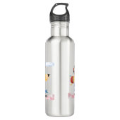 Back to School Water Bottle Edelstahlflasche (Vorderseite)