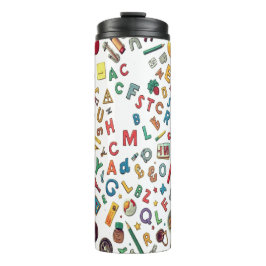Back to School Water Bottle for Kids Thermosbecher