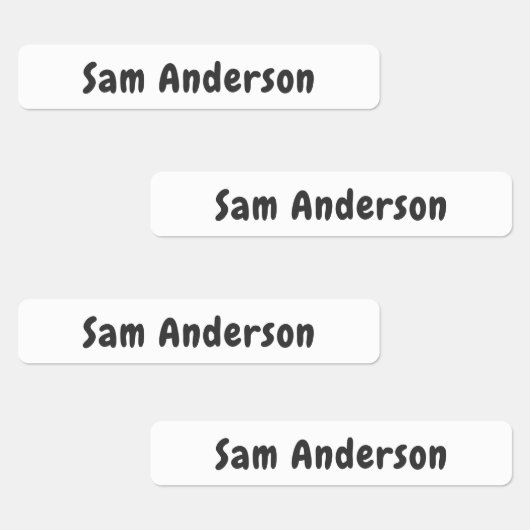 Back to School Waterproof Sticker Name Labels (Gruppe)