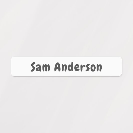 Back to School Waterproof Sticker Name Labels (Design 2)