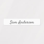 Back to School Waterproof Sticker Name Labels (Design 2)