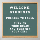 Back To School Welcome Poster (Vorne)
