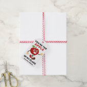 Back to School You're the apple of my class Geschenkanhänger (Mit Garn)