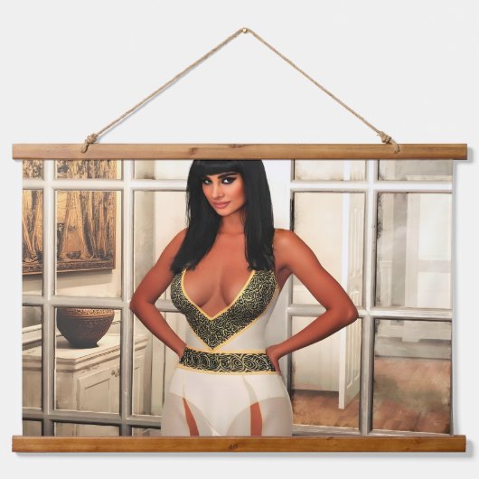 Back to That Special Place tapestry Wandteppich Mit Holzrahmen (Vorne)