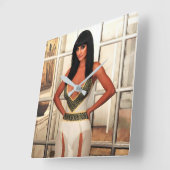 Back to That Special Place wall clock Quadratische Wanduhr (Winkel)