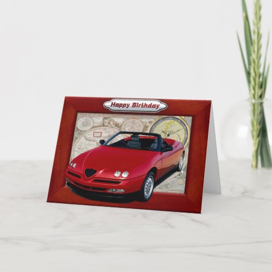 Back to the Future Birthday Card Karte (Vorderseite)