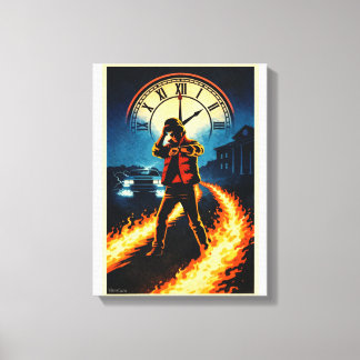 Back to the Future Inspired Retro Movie Poster Art Leinwanddruck