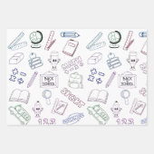 Back to Your School Days Geschenkpapier Set (Vorderseite 3)