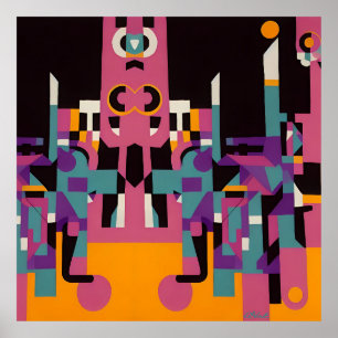 Back Trip Night Alley - Ken Gage Art Poster