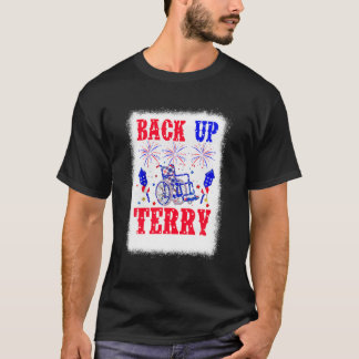 Back Up Terry 4th July USA Flag T-Shirt