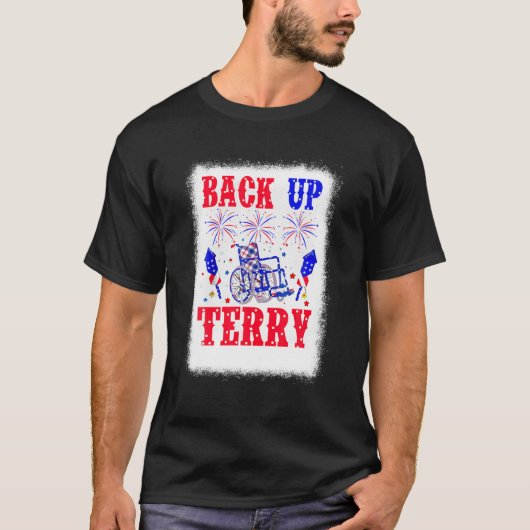 Back Up Terry 4th July USA Flag T-Shirt (Vorderseite)