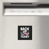 Back Up Terry Funny 4. Juli Patriotic Feuerwerk Magnet (In Situ (Geschirrspüler))