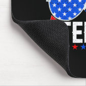 Back Up Terry Funny 4. Juli US Flag Patriotic Mousepad (Ecke)