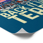 Back Up Terry setzen Sie es in umgekehrte Feuerarb Poster (Ecke)