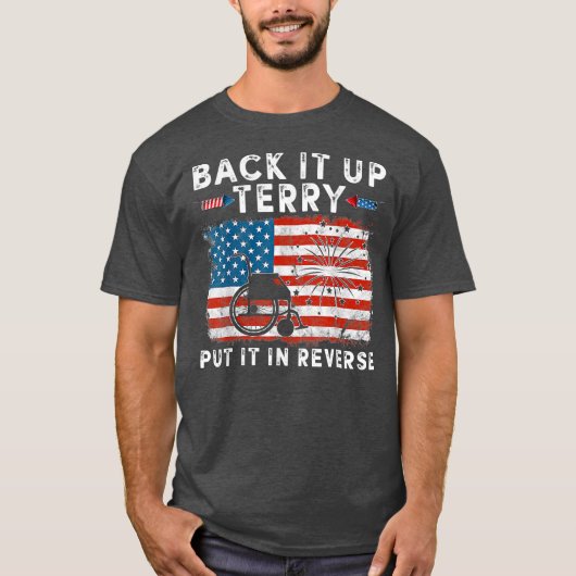 Back Up Terry setzen Sie es in umgekehrte Feuerarb T-Shirt (Vorderseite)