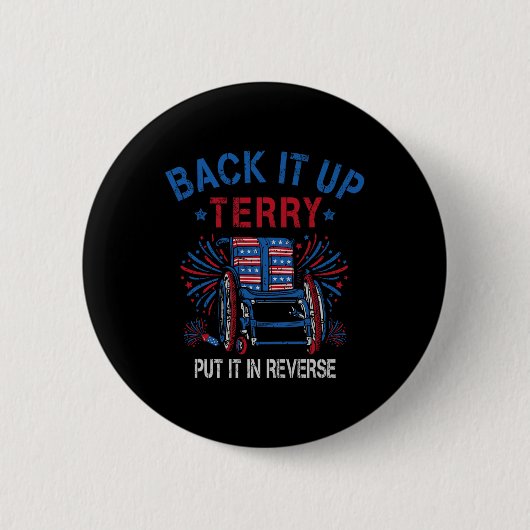 Back Up Terry setzen Sie es in umgekehrte Feuerwer Button (Vorderseite)