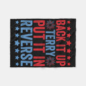 Back Up Terry setzen Sie es in umgekehrte Feuerwer Fleecedecke (Vorderseite (Horizontal))