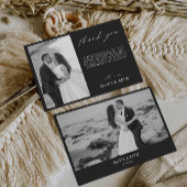 Back Wedding Dankeschön Card Einladung