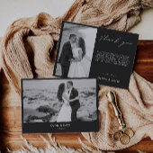 Back Wedding Dankeschön Card Einladung