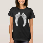 Back White Angel Wings T-Shirt (Vorderseite)