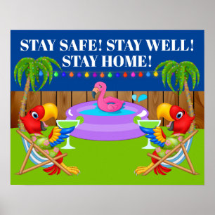 Back Yard Beach Party Poster