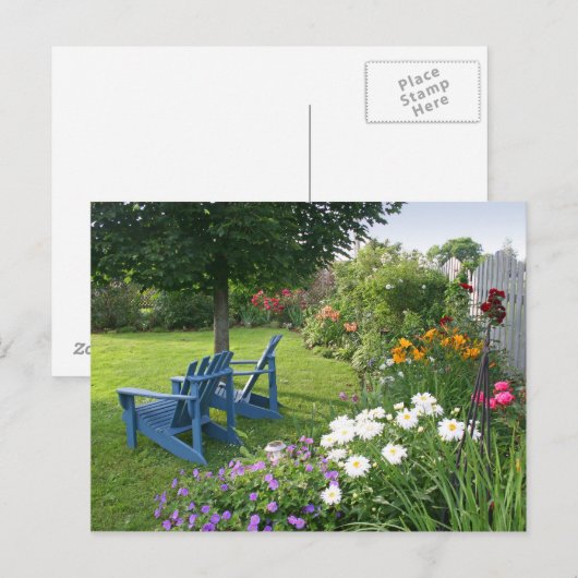 Back Yard Garden Postkarte (Vorne/Hinten)