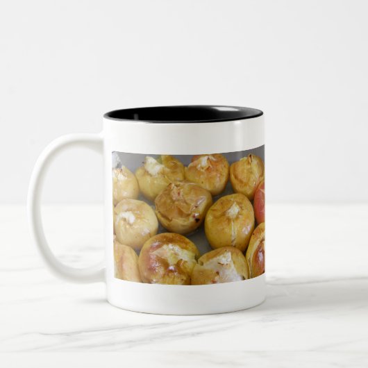 Backäpfel Zweifarbige Tasse (Links)