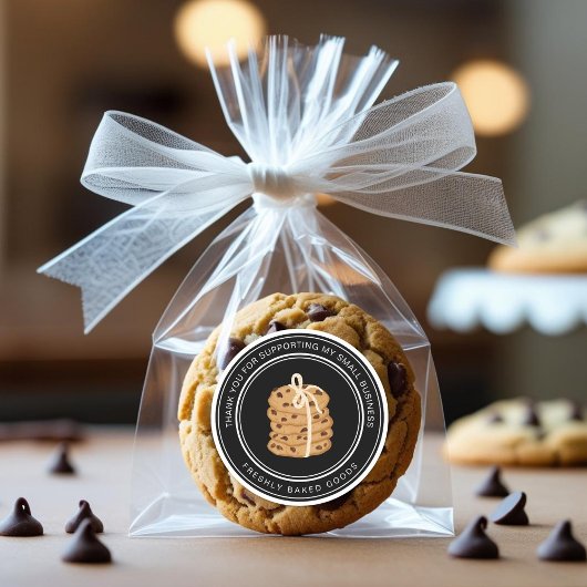 Backaufkleber für kleine Unternehmen Runder Aufkleber