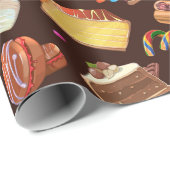 Backbäcker Koch Koch Küche Art Geschenkpapier (Rolleneckpunkt)