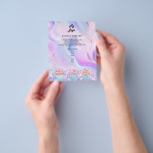 Backbäckerei holografische Kuchen Logo Foto Flyer (Gruppe)