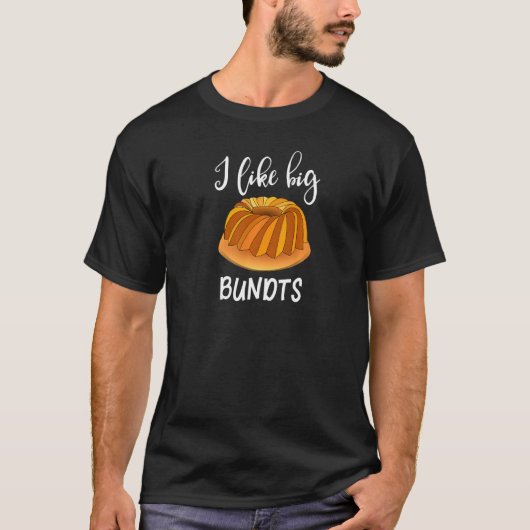 Backbäckerei ich mag Big Bundle Kuchen Design T-Shirt (Vorderseite)
