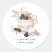 Backbäckerei Konditorei Koch Catering Runder Aufkleber (Vorderseite)