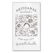 Backbäckerei Magnetic Business Card Magnetische Visitenkarte (Vorderseite Vertikal)