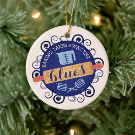 Backbäckerei rollend Button Süßigkeiten Weihnachts Keramik Ornament