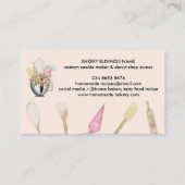 Backbäckerwerkzeuge Loyalty Punch Visitenkarte (Rückseite)