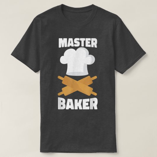 Backbackwalze Button Master Baker T-Shirt (Design vorne)