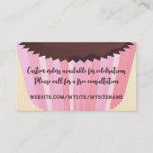 Backbackwaren Koch Visitenkarte (Rückseite)