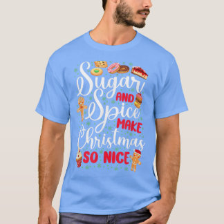 Backbackwein Weihnachtskohl Lebkuchen Mann Cupca T-Shirt
