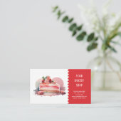 Backbake-Visitenkarte Visitenkarte (Stehend Vorderseite)