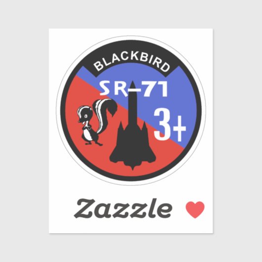 Backbird +3 Rundemblem Aufkleber (Blatt)