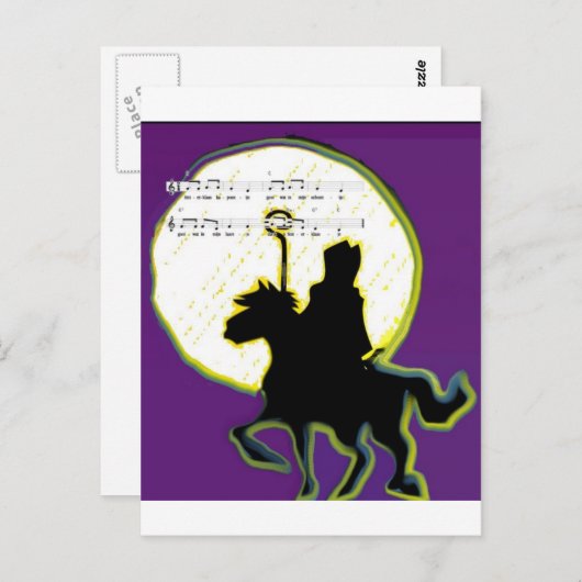 Backblech Postkarte (Vorne/Hinten)