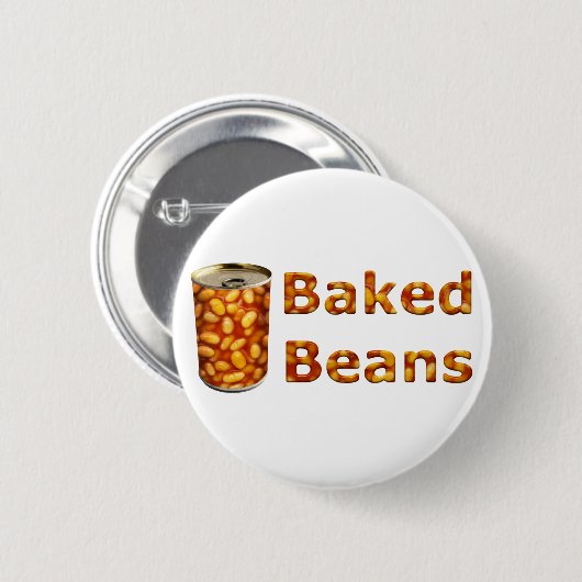 Backbohnen Button (Vorne & Hinten)