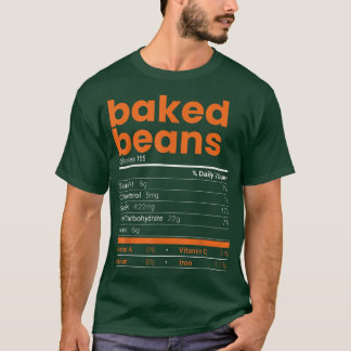Backbohnen Ernährung Fakten 2021 Erntedank Lebensm T-Shirt